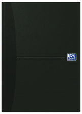 Oxford notitieboek Smart Black, gebonden, A4, geruit