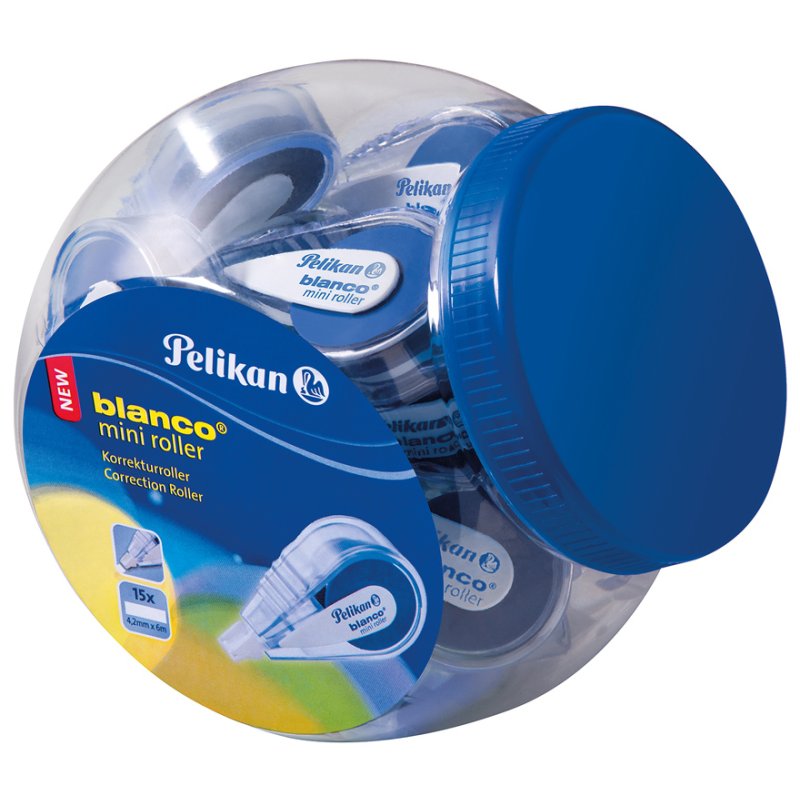 Pelikan Correcteur mini blanc, 4,2 mm × 6 m, 15 pièces