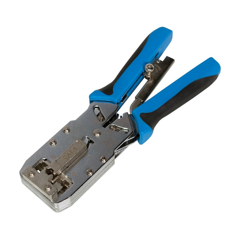 LogiLink Professional PrimeLine crimping and cutting tool, modular, 8P and 6P plugs, stainless steel