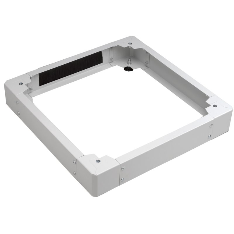 DIGITUS socle pour baie réseau, 600×1000 mm, gris RAL 7035, hauteur 100 mm
