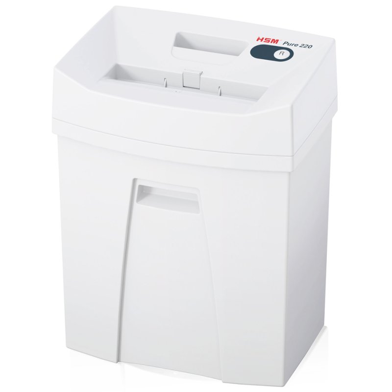 HSM PURE 220 papiervernietiger, strookjessnit 3,9 mm, 11-13 vel, 20 liter