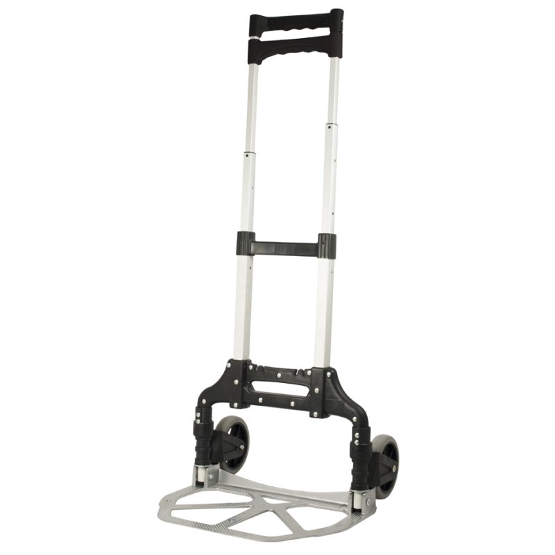 pavo chariot de transport pliable, capacité de charge 75 kg, aluminium