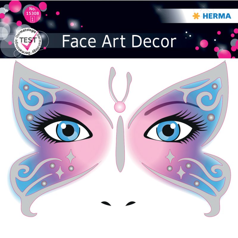 HERMA autocollants visage léopard, testé dermatologiquement