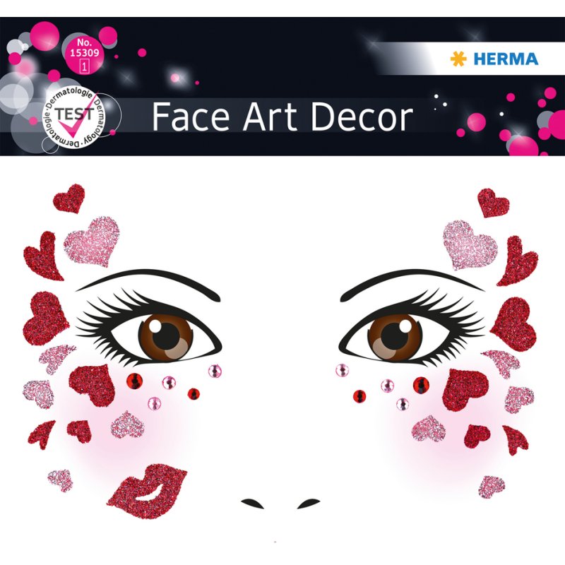 HERMA autocollants visage léopard, testé dermatologiquement