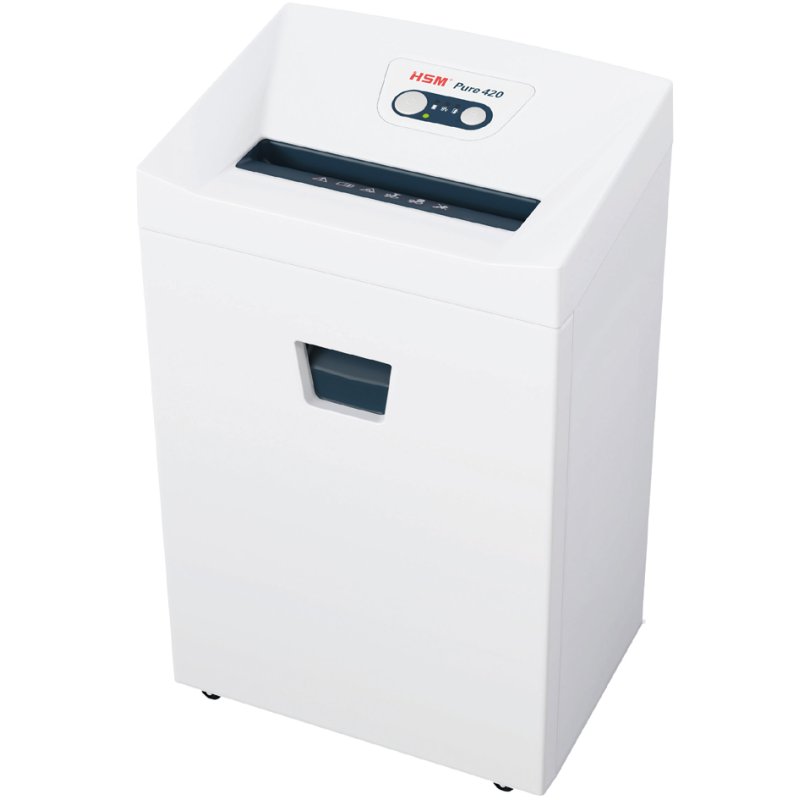 HSM PURE 420 papierversnipperaar, strokensnit 5,8 mm, 22-24 vel