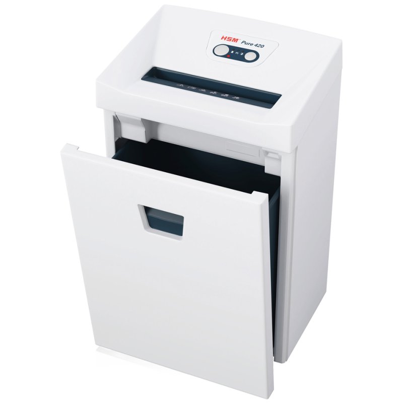 HSM PURE 420 papierversnipperaar, strokensnit 5,8 mm, 22-24 vel