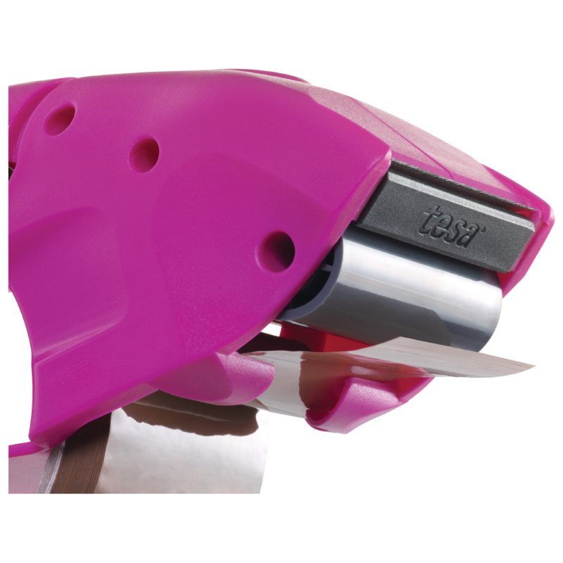 tesa dérouleur à main pack 'n' go, rose, 48 mm × 50 m, incl. adhésif