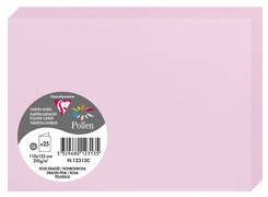 Pollen by Clairefontaine dubbele kaart C6, kersrood, 110×155 mm, 25 stuks