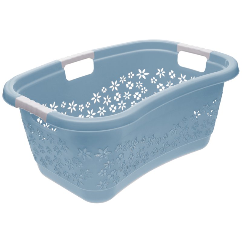 keeeper panier à linge Lasse, ergonomique, bleu nordique, 50 litres