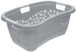 keeeper wasmand Lasse, ergonomisch, noordgrijs, 50 liter