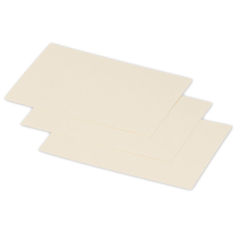 Pollen by Clairefontaine cartes de vœux, blanc nacré, 70×95 mm, 25 pcs