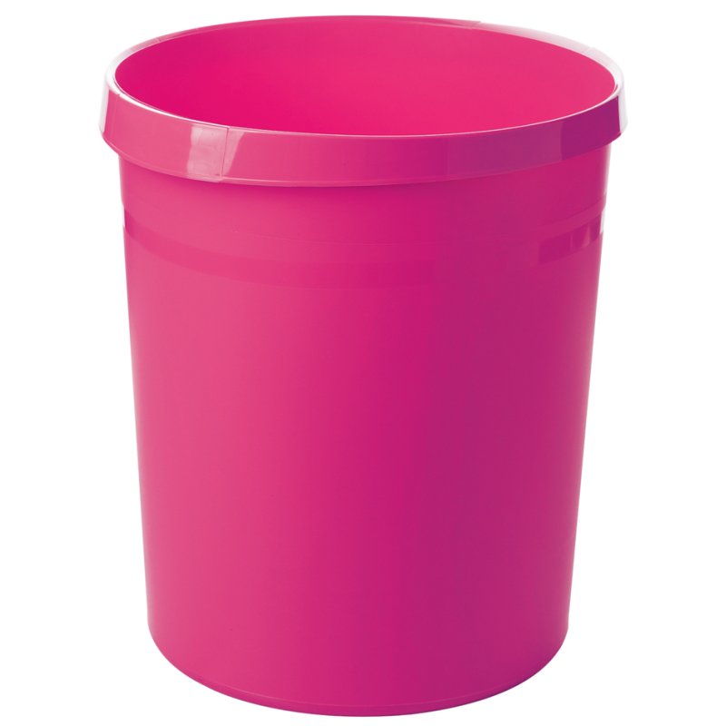 HAN prullenbak GRIP TREND COLOURS, citroengeel, PP, 18 liter