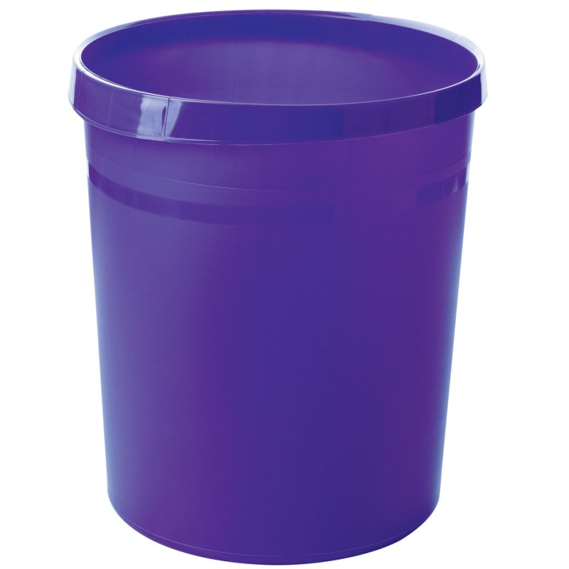HAN prullenbak GRIP TREND COLOURS, citroengeel, PP, 18 liter