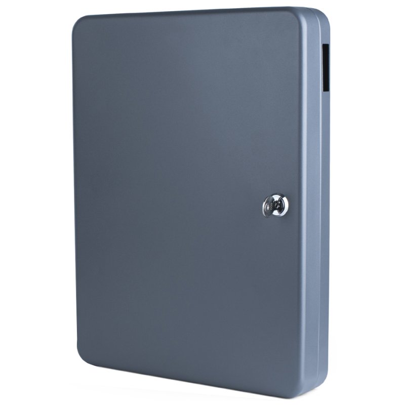pavo armoire à clés pour 80 clés, gris foncé, 280×60×370 mm