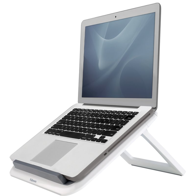 Fellowes laptopstandaard I-Spire Quick Lift, 17 inch, 7 standen, wit