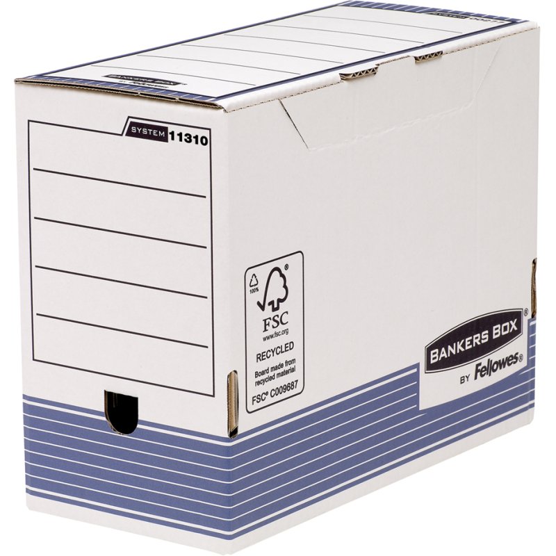 Fellowes R-Kive Prima boîtes d'archivage, DIN A4, bleu, 10 pièces