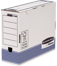 Fellowes R-Kive Prima archiefboxen, 100% gerecycled karton, blauw, 10 stuks