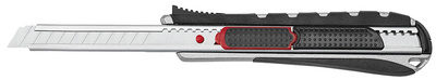 WEDO snijmes 2-in-1, 9 mm lemmet, zwart/rood