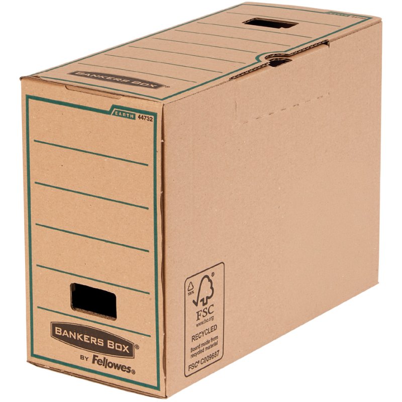 Fellowes boîte d'archivage EARTH, 100% carton recyclé, A4, 20 pièces