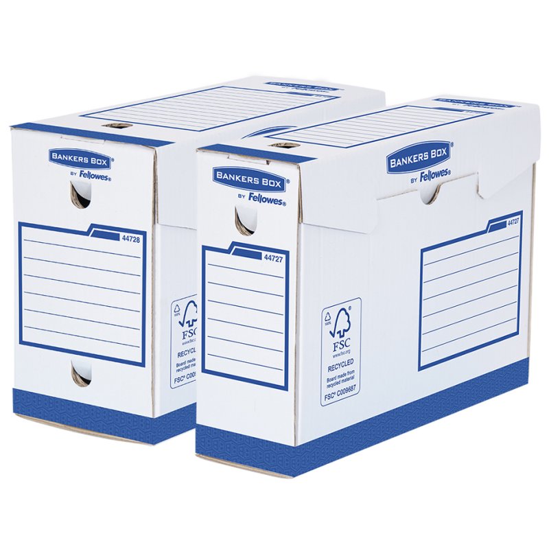 Fellowes boîtes d'archivage Heavy Duty A4+, bleu, carton recyclé, 20 pièces