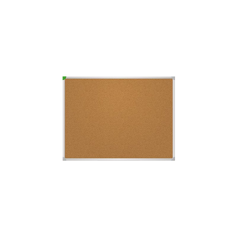 FRANKEN panneau à punaises U-Act, liège brun, cadre aluminium, 1800 × 1200 mm