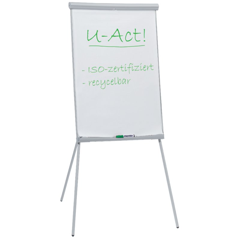 FRANKEN flipchart U-Act! Line Standard, 700×1000 mm, magnétique, trépied