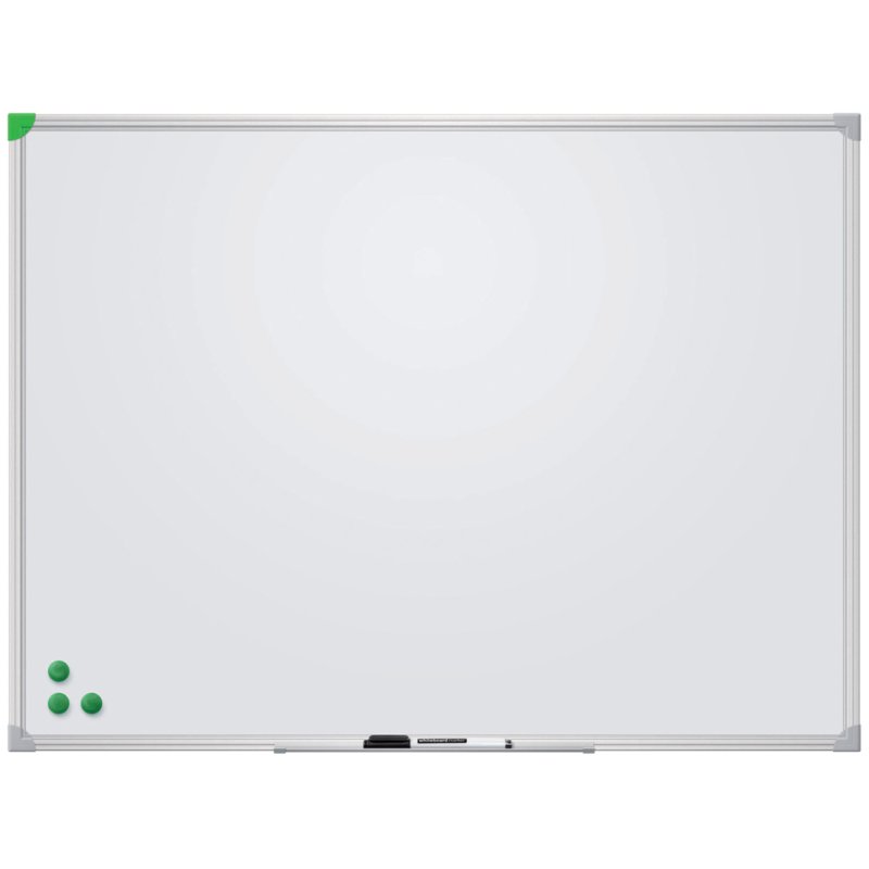 FRANKEN tableau blanc U-Act, émaillé, magnétique, 1200×900 mm