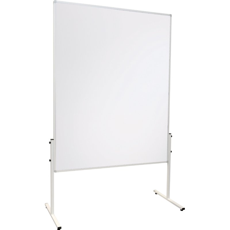 FRANKEN moderatietafel U-Act!, karton wit, 1200×1500 mm, hoogte 1950 mm