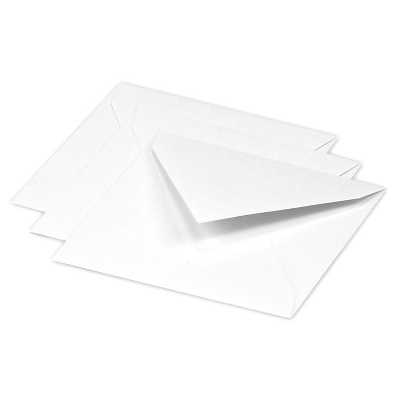 Enveloppes Pollen by Clairefontaine 120×120 mm, blanc, 20 pièces