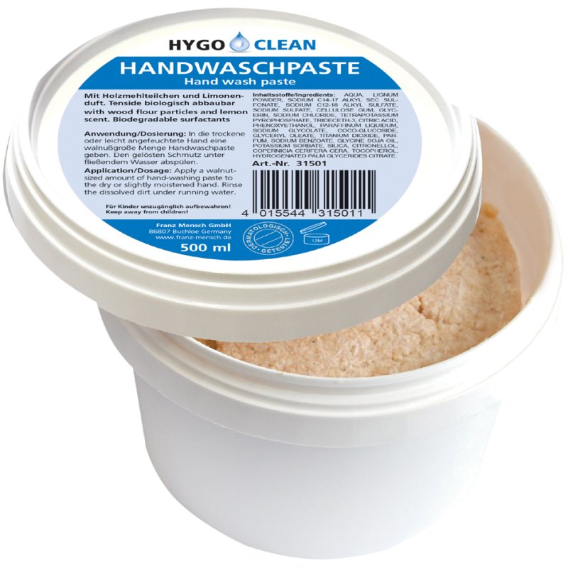 Mensch hand wash paste, 500 ml, dermatologically tested, sensitive skin