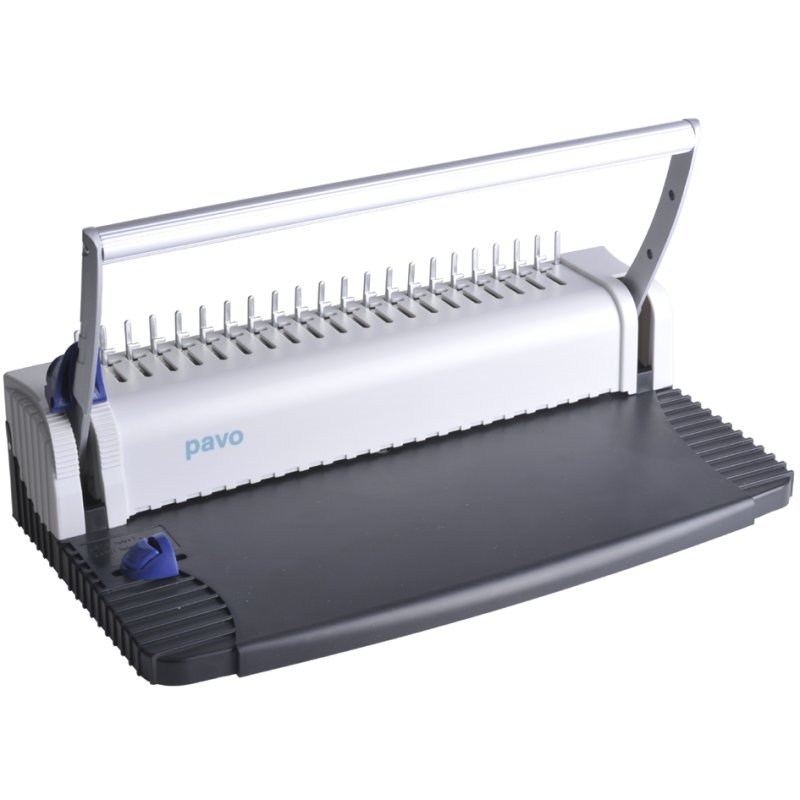 pavo Smartmaster 2 machine à relier, spirale plastique, gris/noir, 150 feuilles