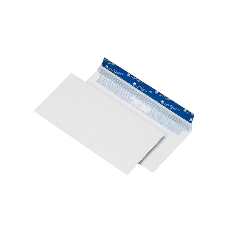 CYGNUS EXCELLENCE enveloppen lang formaat, 110×220 mm, hochwit, 500 stuks