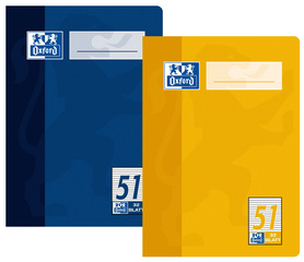Oxford schrift A6 gelinieerd, 90 g/m², gekleurd gesorteerd, 32 bladen
