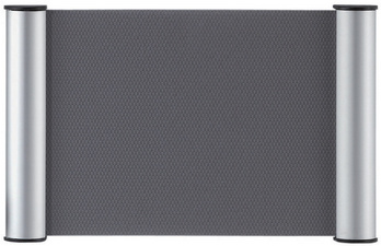 FRANKEN deurbordje clip, aluminium, zilver, 148×148 mm