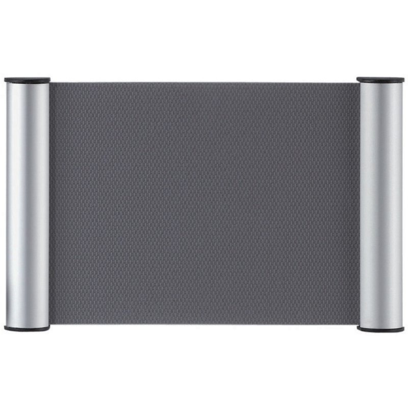 FRANKEN plaque de porte à clip, 180 × 60 mm, argenté