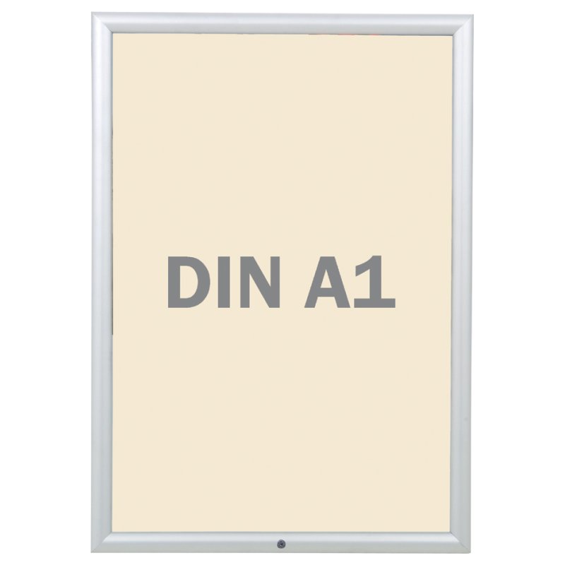 FRANKEN porte-affiche Security A0, cadre cliquable en aluminium, verrouillable