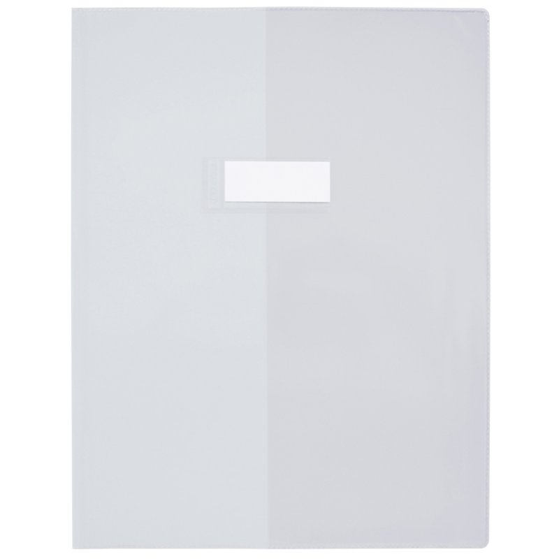 Oxford showomslag doorzichtig glad, 170×220 mm, 0,20 mm, met beschriftingsvenster
