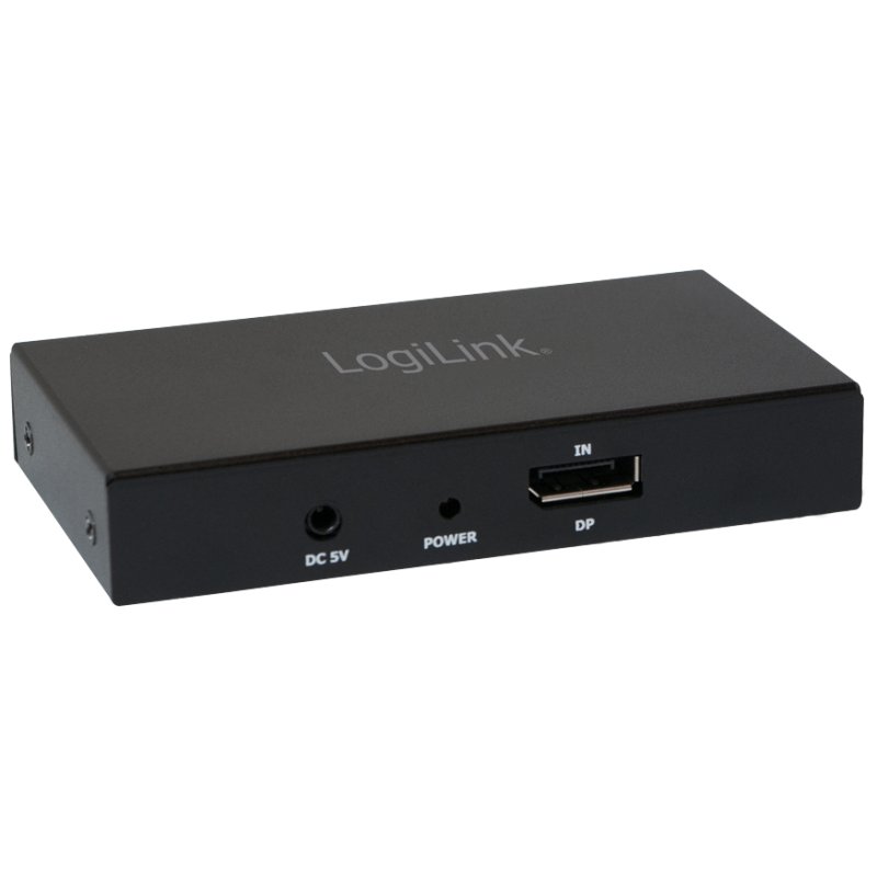 LogiLink 4K DisplayPort to HDMI splitter, 2-port, DisplayPort 1.2a