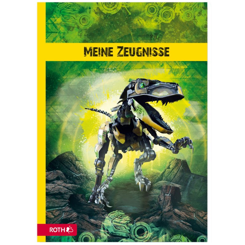 ROTH classeur de certificats Pegasus, A4, avec 10 pochettes PP, couverture matelassée