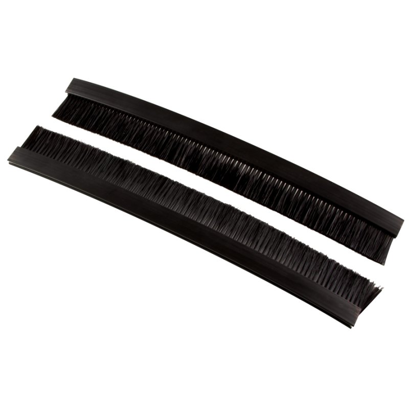 LogiLink Professional kit de brosses d'entrée de câbles, noir, 350×38×50 mm, 2 pièces