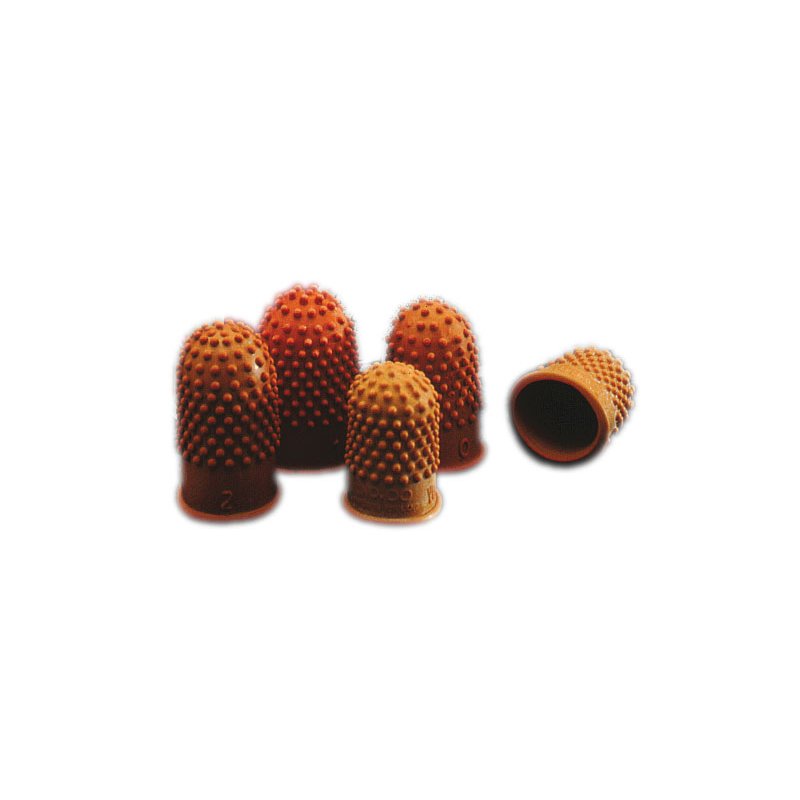 Rexel signets en caoutchouc avec picots, taille 0, orange, 20 mm diamètre