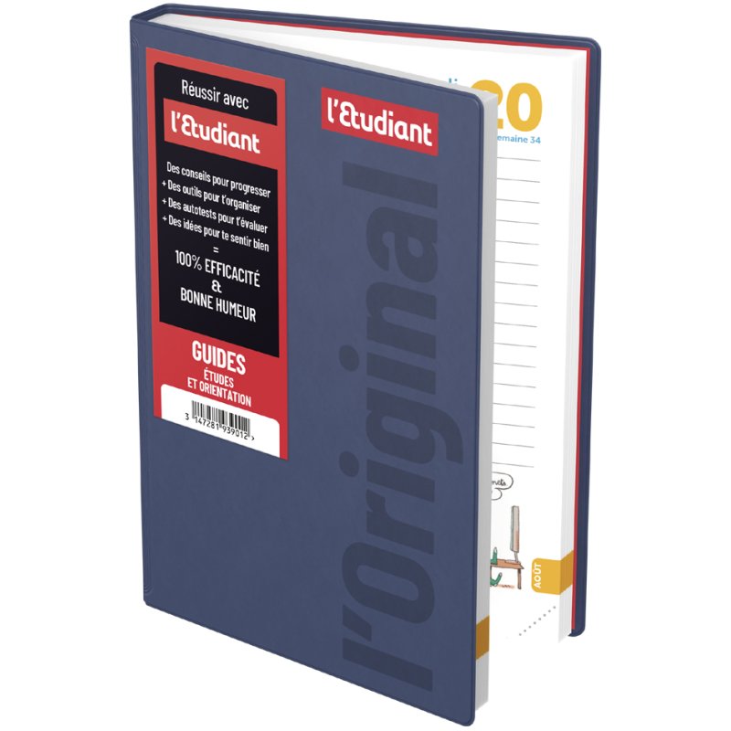 Oxford agenda l'Etudiant l'Original 2026/2027, 150×200 mm, 1 jour par page, paquet de 10 pièces