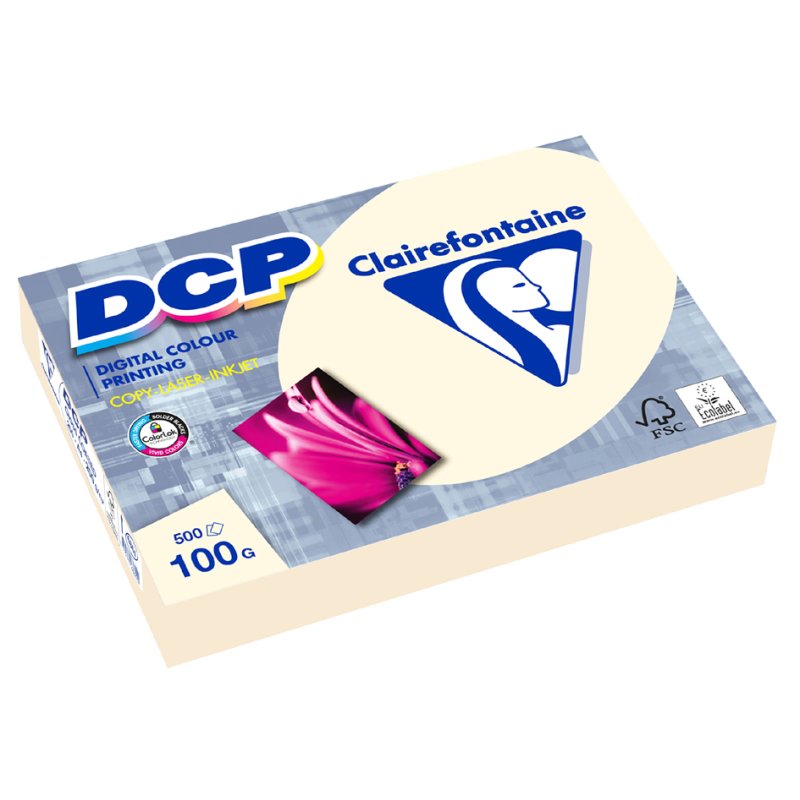 Clairefontaine papier multifonction A4, ivoire, 100 g/m², 500 feuilles