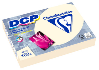 Clairefontaine multifunctioneel papier DCP, A4, 120 g/m², ivoorkleuren, 1250 vel