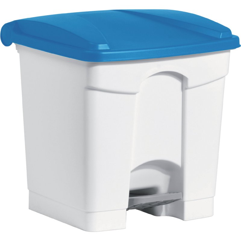 helit trapvuilnisbak 'the step', 30 liter, wit/groen