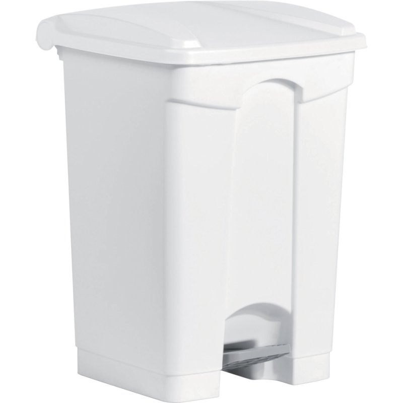 helit trapvuilnisemmer the step, 45 liter, wit/rood