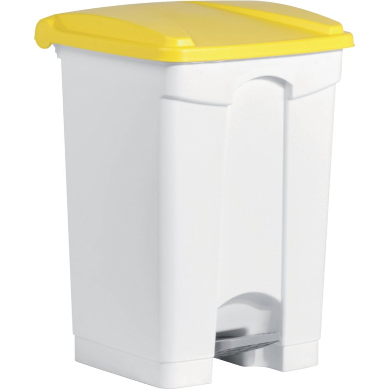 helit trapvuilnisemmer the step, 45 liter, wit/rood