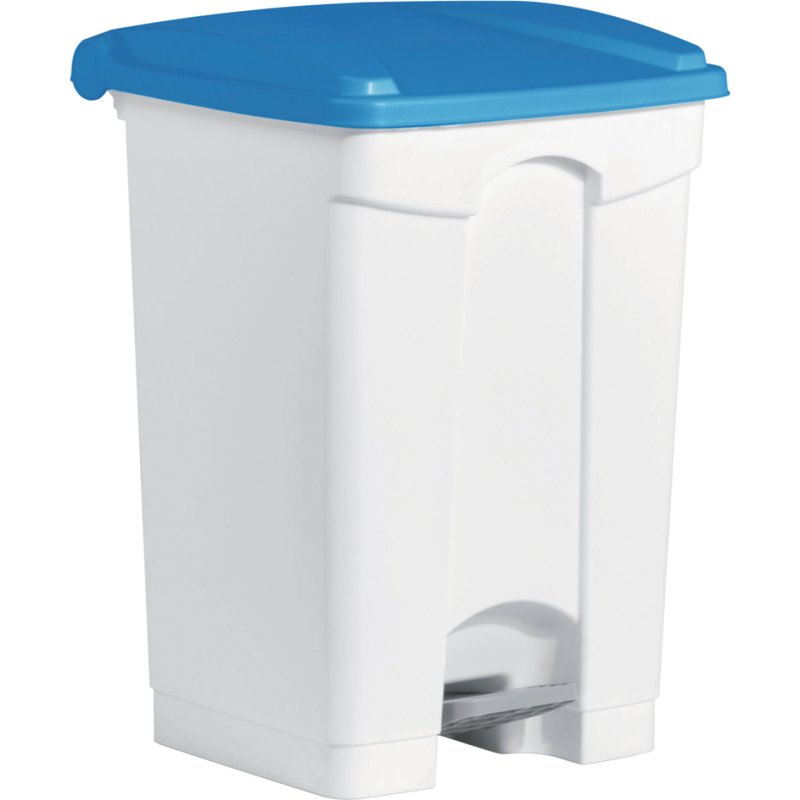 helit trapvuilnisemmer the step, 45 liter, wit/rood