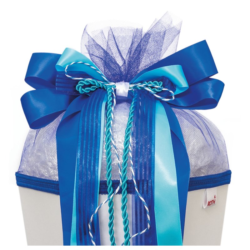 ROTH décoration de cartable Speed, blanc/bleu/noir, 230×500 mm