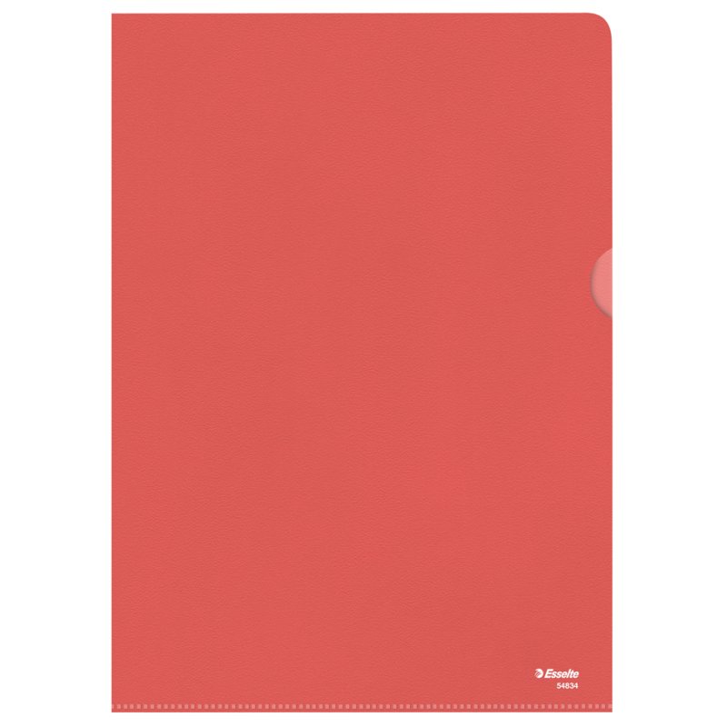 Esselte pochettes de documents Standard A4, PP jaune, 0,12 mm, 100 pièces